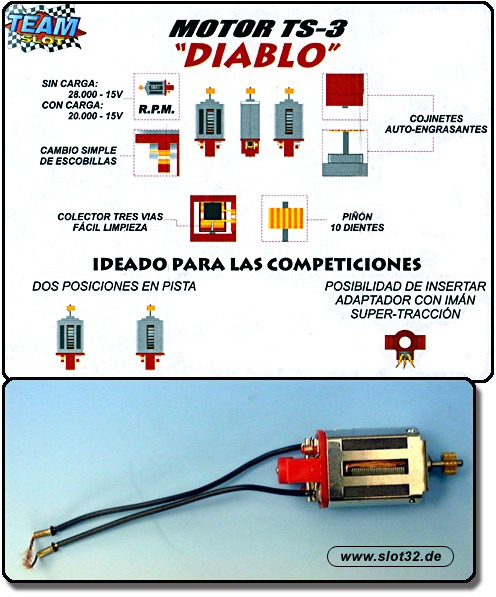 TEAMSLOT motor TS 3  Diabolo